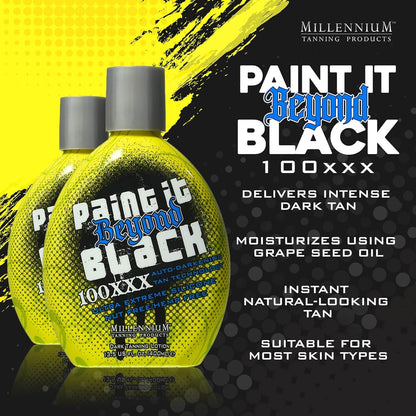 Millennium Paint it Beyond Black 100XXX — Silicone Bronzer Lotion