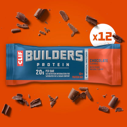 CLIF BUILDERS Protein Bar — 2.4 oz (68g) × 12 Bars