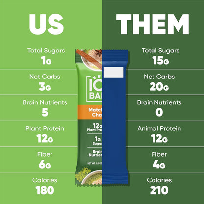 IQBar Protein & Brain Bar — 12 Bars
