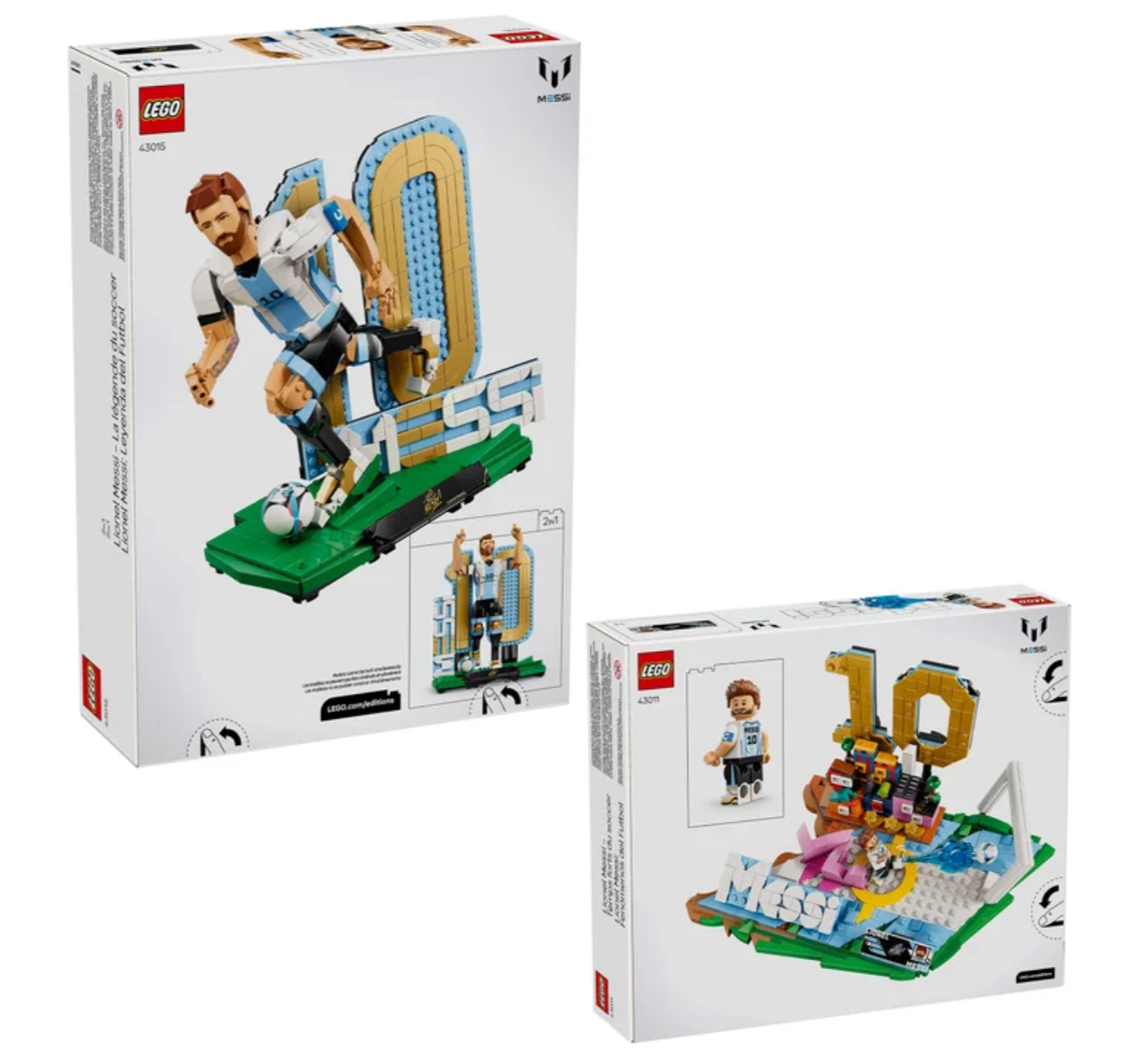 LEGO Lionel Messi World Cup Bundle (43015 + 43011 · 1,458 Pieces)