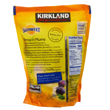 Kirkland Signature, Sunsweet Whole Dried Plums - 3.5 lbs / (1.59 kg)
