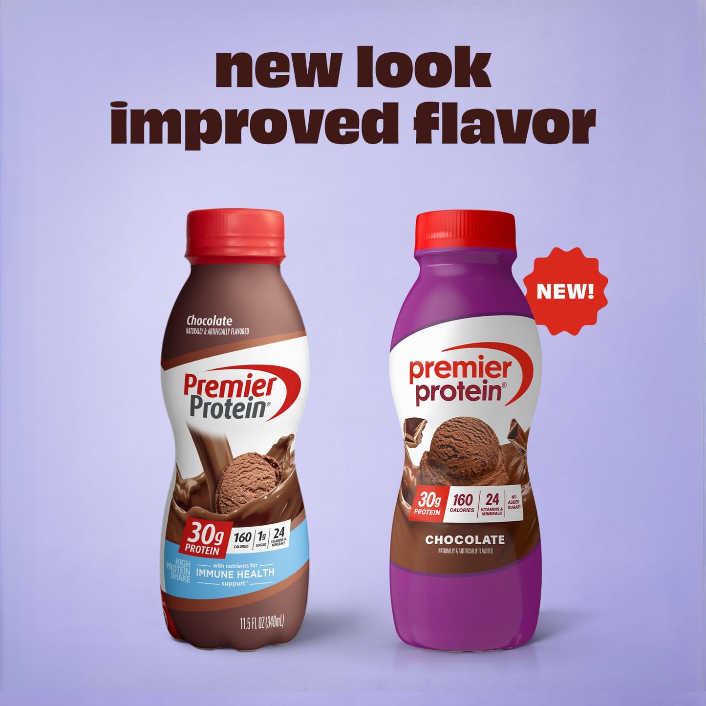 Premier Protein Shake (No Sugar) — 11.5 fl oz (340mL) × 12 Bottles