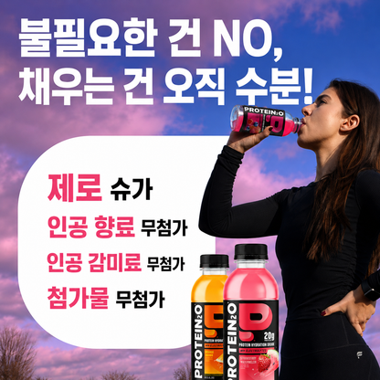 Protein2o 20g Whey Protein Infused Water — 16.9 fl oz (500mL) × 12 Bottles