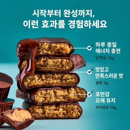 ALOHA 알로하 유기농 식물성 프로틴 바 — 56g (1.98 oz) × 12바