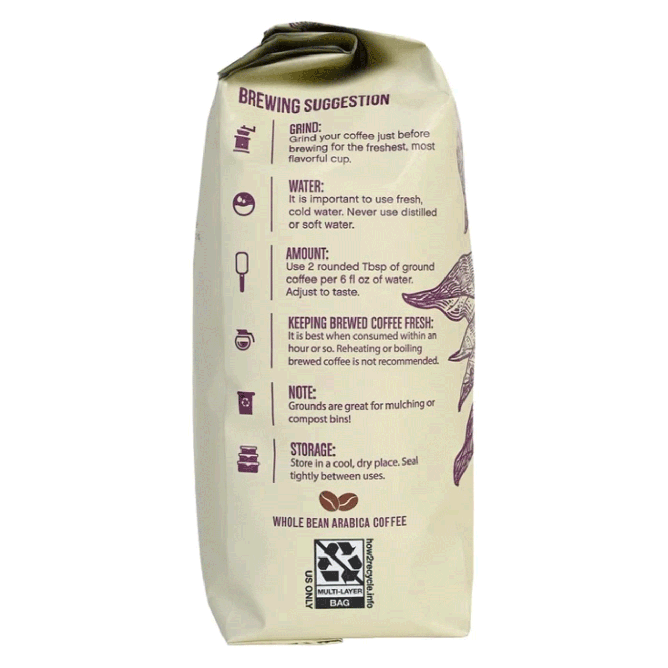 Kirkland Signature USDA Organic Whole Bean Blend - 2 lb (907 g) - 2 Bags