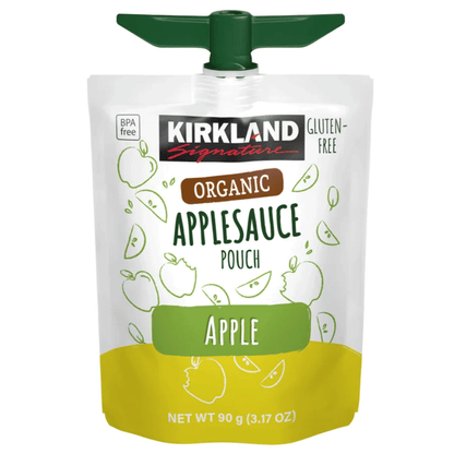 Kirkland Signature, Organic Applesauce - 3.17 oz (90 g) - 24 Pouches