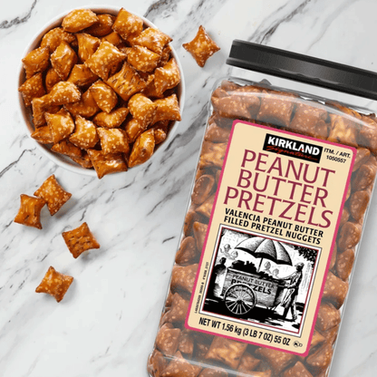 Kirkland Signature Peanut Butter Filled Pretzel Nuggets - 55 oz (1.56 kg)