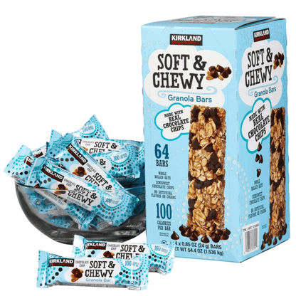 Kirkland Signature Soft & Chewy Granola Bars - 0.85 oz (24 g) - 64 Bars