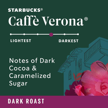 Starbucks Caffè Verona Ground Coffee, Dark Roast - 28 oz (794 g)