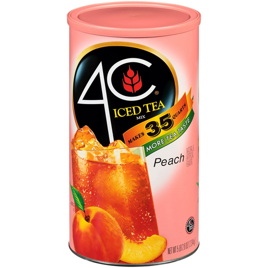 4C 포씨 피치 아이스티 믹스 - 82.6 oz (2342g)