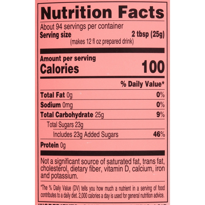 4C Peach Iced Tea Mix - 82.6 oz (2342g)