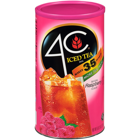 4C Raspberry Iced Tea Mix - 82.6 oz (2342g)