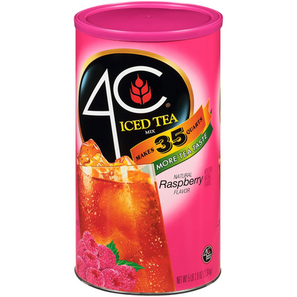4C Raspberry Iced Tea Mix - 82.6 oz (2342g)