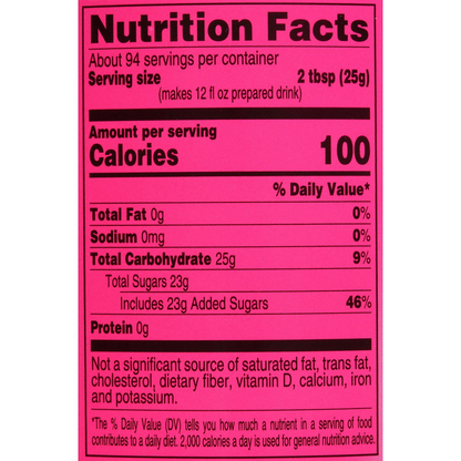 4C Raspberry Iced Tea Mix - 82.6 oz (2342g)