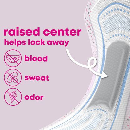 U by Kotex Balance Ultra Thin Pads with Wings - Regular