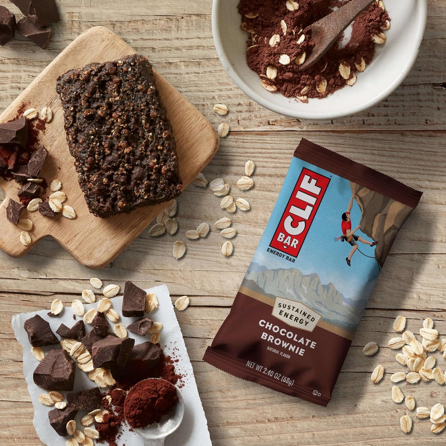CLIF BAR 클리프 바 에너지 프로틴 바 — 68g (2.4 oz) × 15바