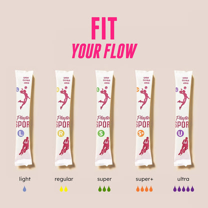 Playtex 플레이텍스 스포츠 탐폰 Super — 양 많은 날을 위한 360° 보호