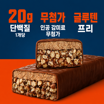CLIF BUILDERS Protein Bar — 2.4 oz (68g) × 12 Bars