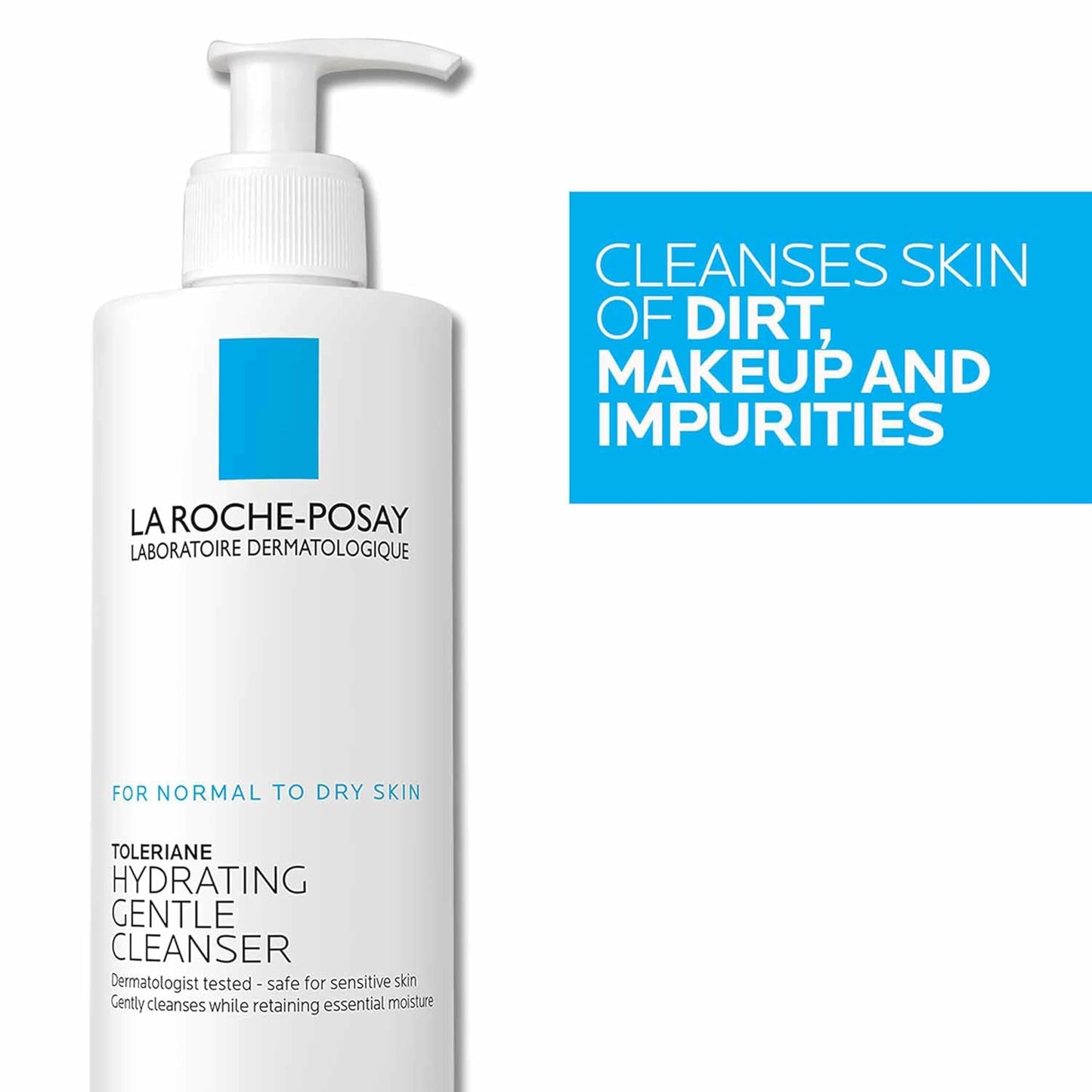La Roche-Posay 라로슈포제 톨레리앙 하이드레이팅 클렌저 — 건성 민감성 피부용
