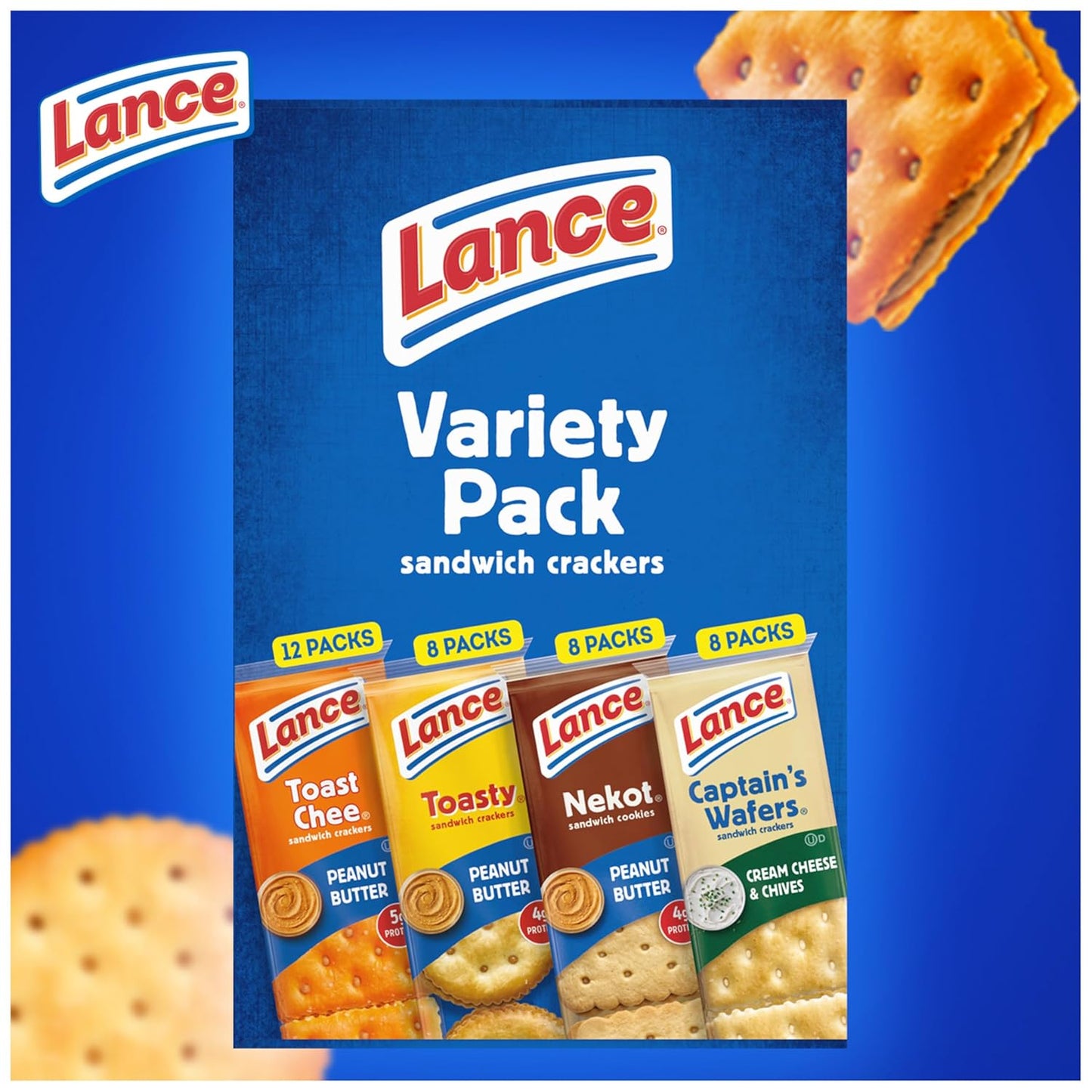Lance Sandwich Crackers Variety Pack — 36 Packs