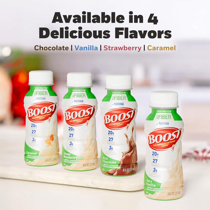 BOOST High Protein with Fiber Drink — 8 fl oz (237mL) × 24 Bottles