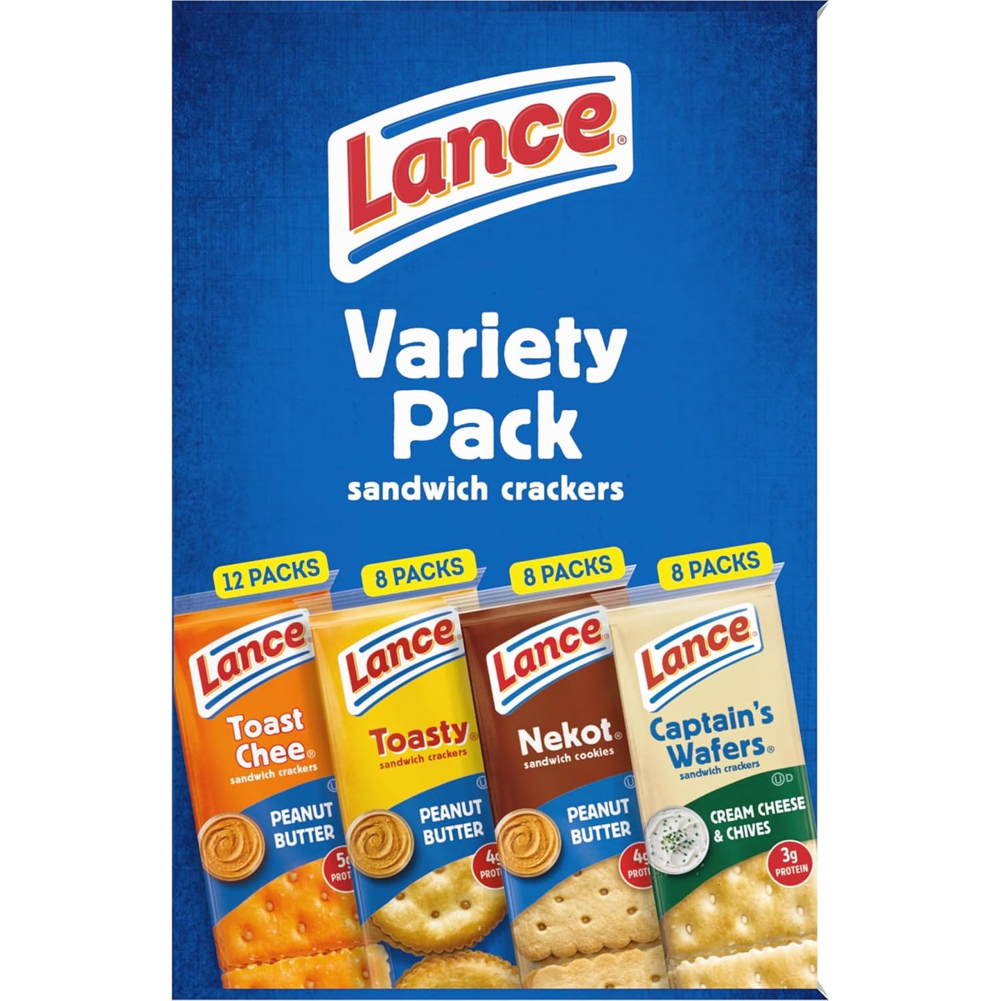 Lance Sandwich Crackers Variety Pack — 36 Packs