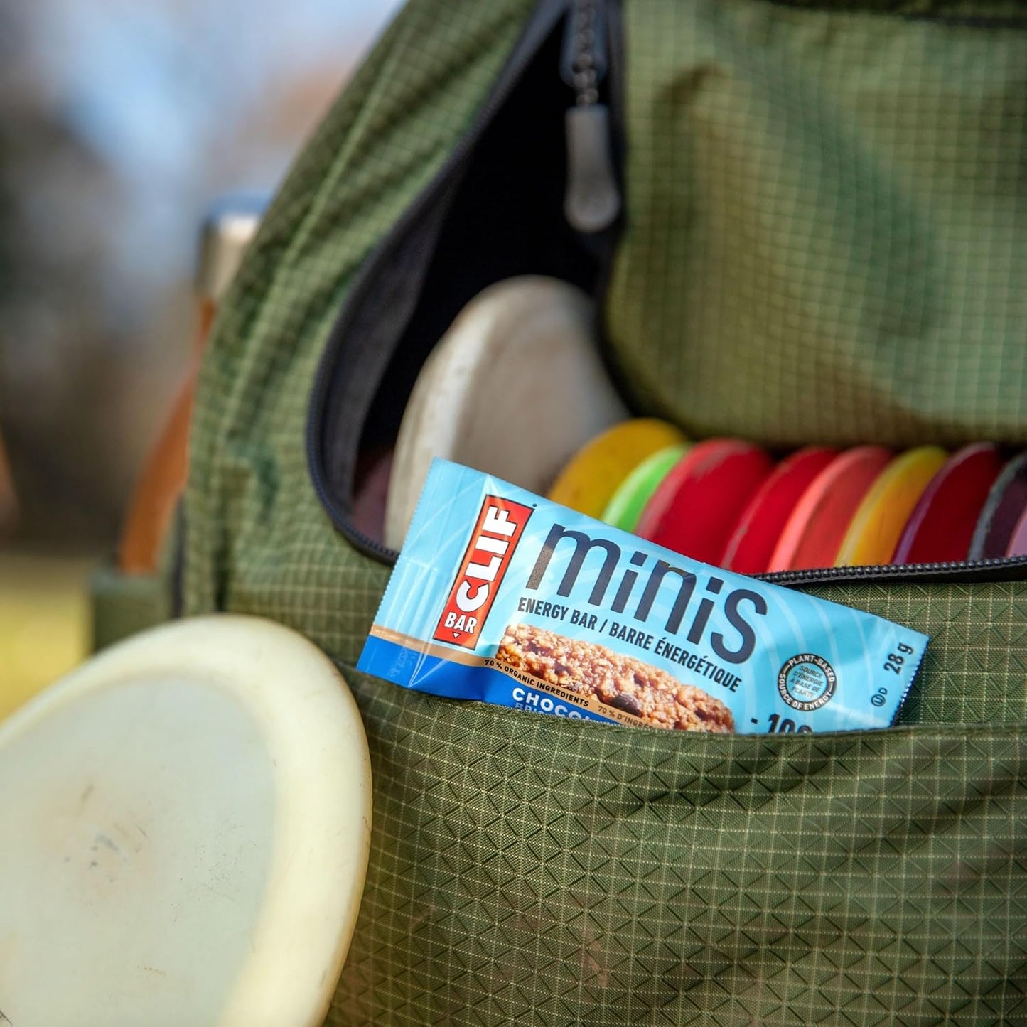 CLIF BAR Minis — Chocolate Chip, 0.99 oz (28g) × 20 Bars
