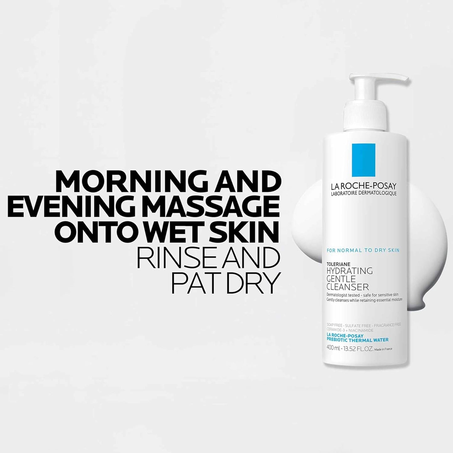 La Roche-Posay 라로슈포제 톨레리앙 하이드레이팅 클렌저 — 건성 민감성 피부용