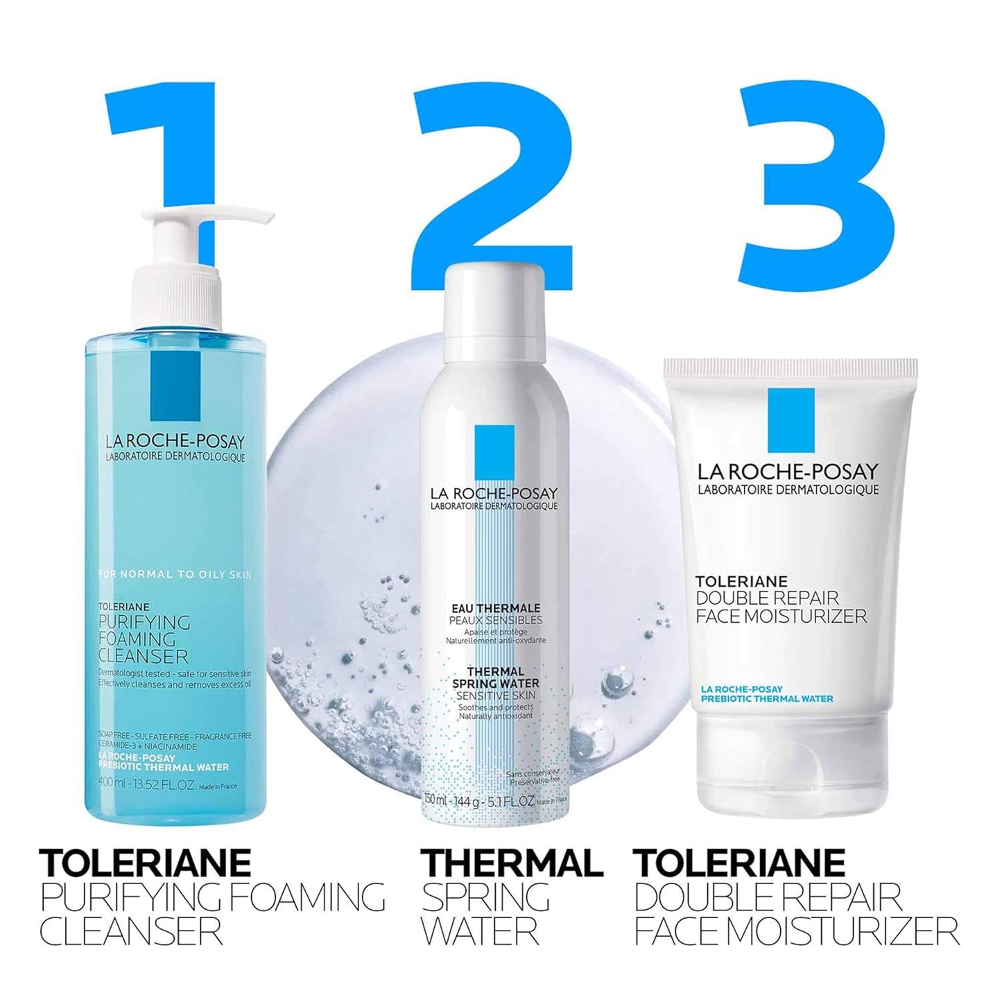 La Roche-Posay 라로슈포제 톨레리앙 퓨리파잉 포밍 클렌저 — 지성 피부용
