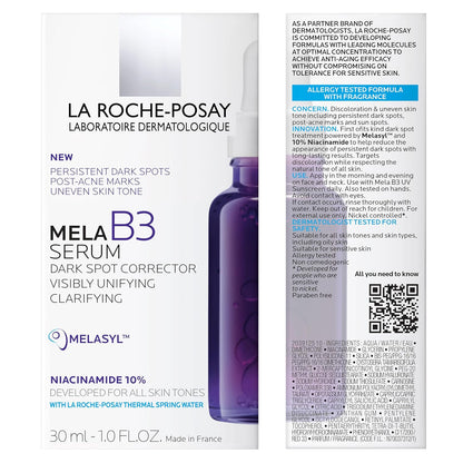 La Roche-Posay 라로슈포제 멜라 B3 세럼 — Melasyl + 10% 나이아신아마이드 기미 세럼