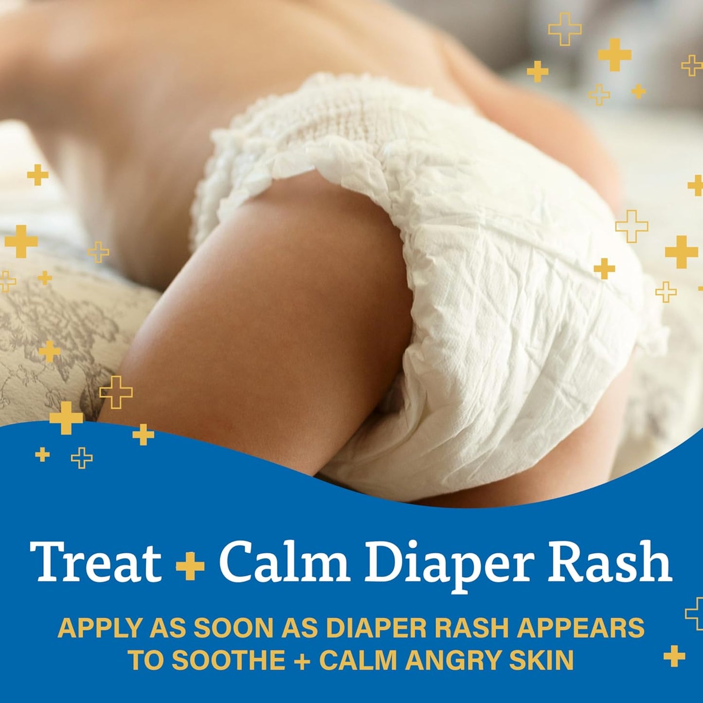 A+D Zinc Oxide Diaper Rash Cream — 10% Zinc Oxide, Fragrance-Free