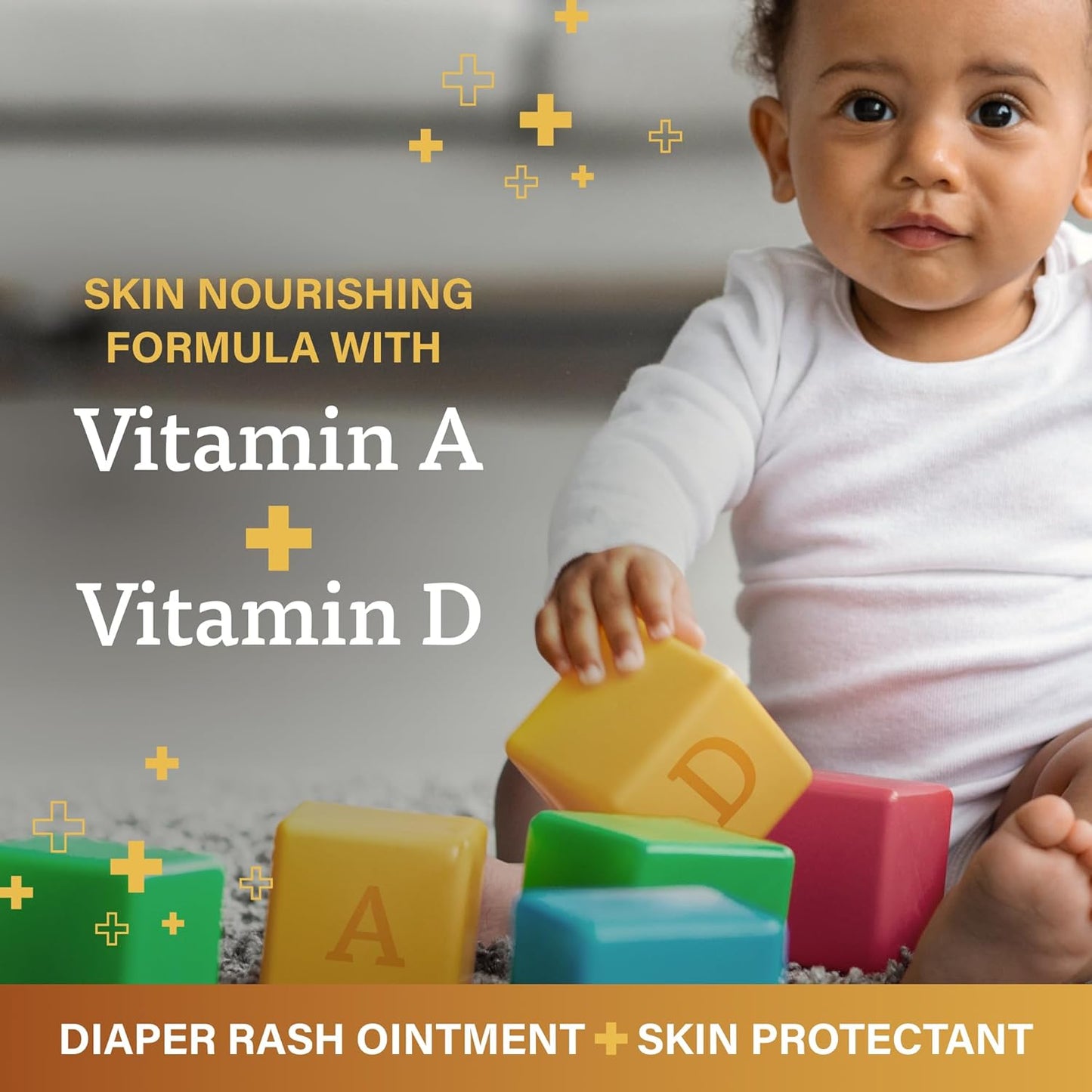 A+D Original Diaper Rash Ointment — Petrolatum & Lanolin Protectant