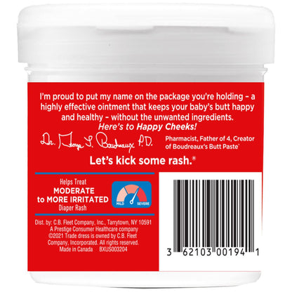 Boudreaux's Butt Paste Max Strength — 40% Zinc Oxide Diaper Rash Paste
