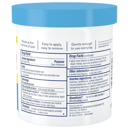 Desitin 데시틴 데일리 디펜스 기저귀 발진 크림 — 13% 산화아연 일상 사용