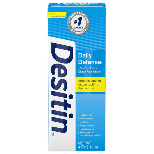 Desitin Daily Defense Diaper Rash Cream — 13% Zinc Oxide Daily Use