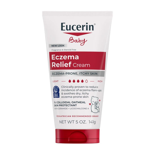 Eucerin 유세린 베이비 에크제마 릴리프 크림 — 콜로이달 오트밀, 스테로이드 프리