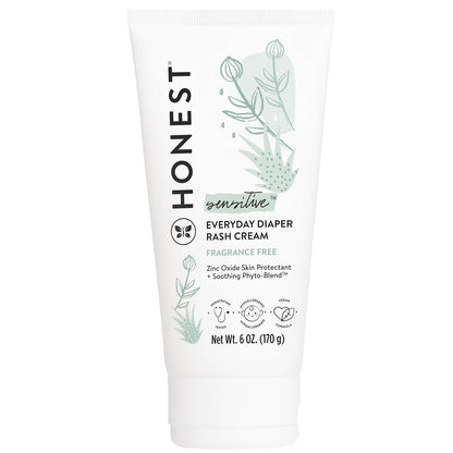The Honest Company 더 아니스트 컴퍼니 기저귀 발진 크림 — 13% 산화아연, 저자극