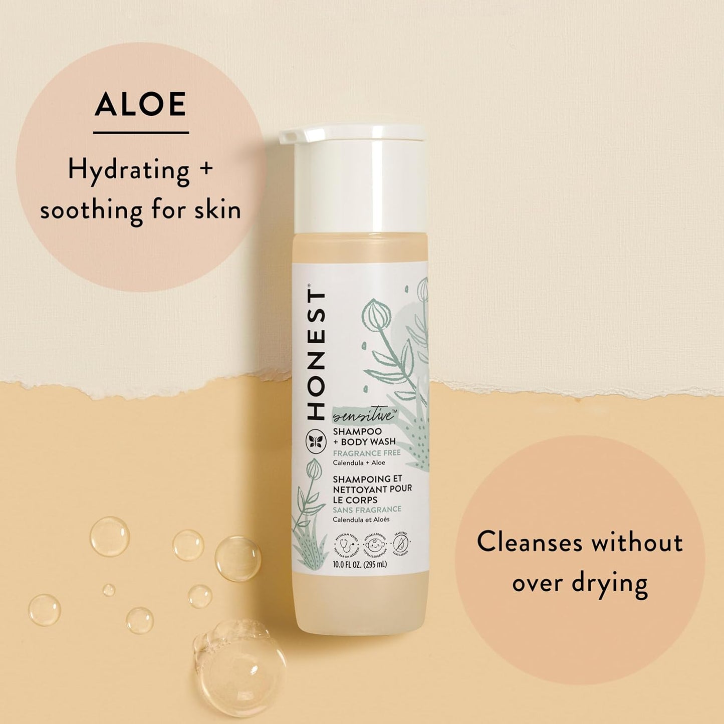 The Honest Company 2-in-1 Baby Wash — Tear-Free, Sulfate-Free