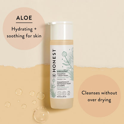 The Honest Company 2-in-1 Baby Wash — Tear-Free, Sulfate-Free