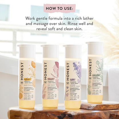The Honest Company 2-in-1 Baby Wash — Tear-Free, Sulfate-Free