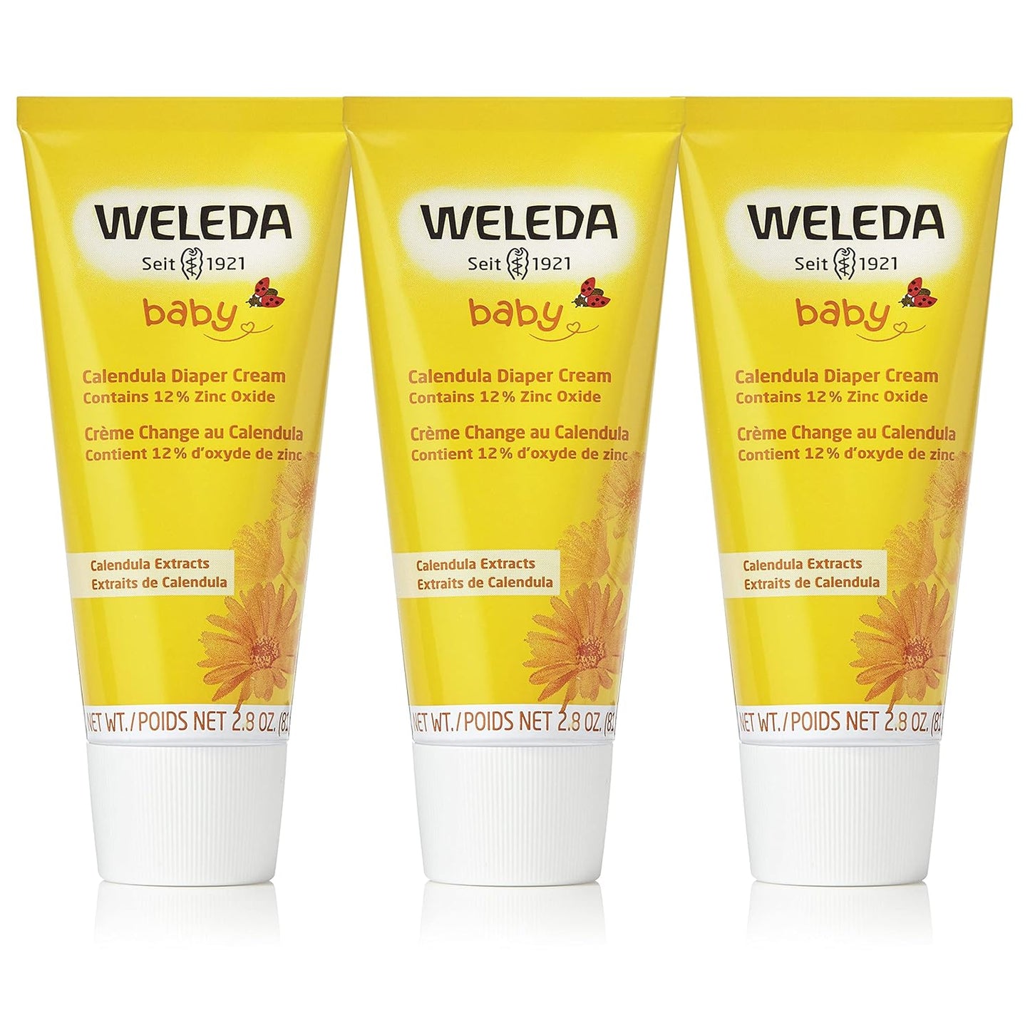 Weleda Baby 벨레다 베이비 칼렌둘라 기저귀 크림 — 칼렌둘라, 카모마일, 산화아연