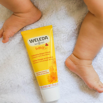 Weleda Baby 벨레다 베이비 칼렌둘라 기저귀 크림 — 칼렌둘라, 카모마일, 산화아연