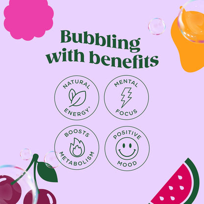 Bloom Nutrition Sparkling Energy Drink (Variety Pack) — 12 fl oz (355mL) × 12 Cans