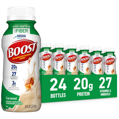 BOOST High Protein with Fiber Drink — 8 fl oz (237mL) × 24 Bottles