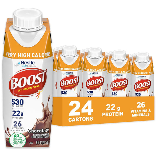 BOOST 부스트 고칼로리 영양 음료 — 237mL (8 fl oz) × 24병