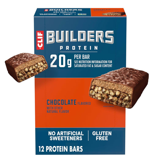 CLIF BUILDERS 클리프 빌더스 프로틴 바 — 68g (2.4 oz) × 12바
