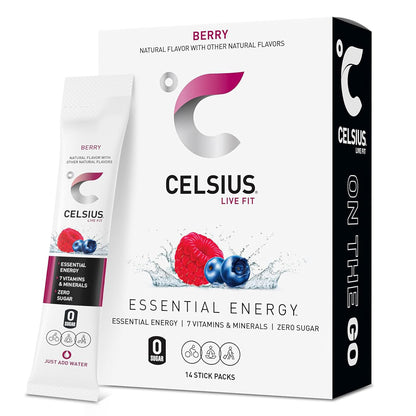 Celsius On-The-Go Powder Sticks — 14 Sticks per Pack