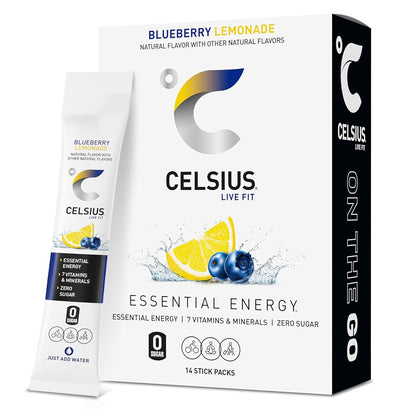 Celsius On-The-Go Powder Sticks — 14 Sticks per Pack
