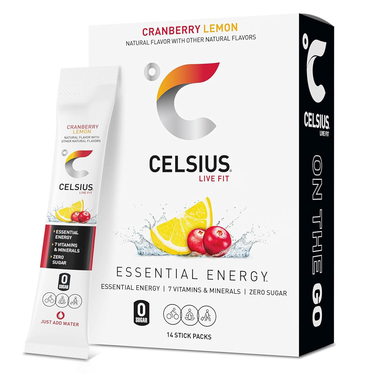 Celsius On-The-Go Powder Sticks — 14 Sticks per Pack