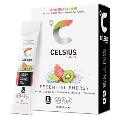 Celsius On-The-Go Powder Sticks — 14 Sticks per Pack